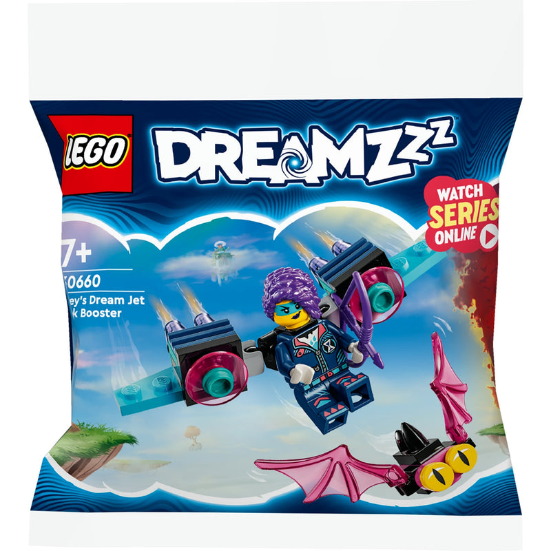 Afbeelding laden in galerijviewer, Lego dreamzzz - zoey's jetpackbooster z-blob en bunchu spinontsnapping constructiespeelgoed (30660)