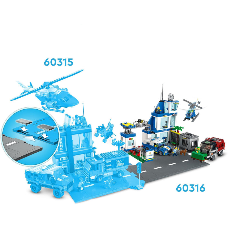 Afbeelding laden in galerijviewer, Lego city politiestation - 60316