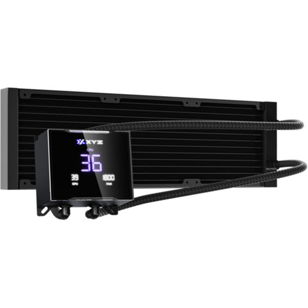 Laden Sie das Bild in Galerie -Viewer, Xyz pc gear hydrotemp aio 360 waterkoeling (zwart, argb, pwm)