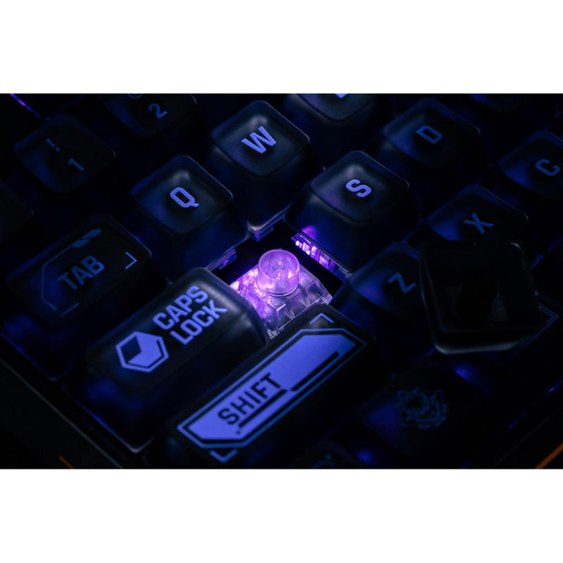 ギャラリービューアに画像をロードする, 8bitdo retro 87 mechanical keyboard - mecha break (zwart, us lay-out (qwerty), kailh box jellyfish pro glaze, 80% (tkl), abs keycaps, hot-swap, bluetooth le 5.0, wireless 2.4ghz, usb)