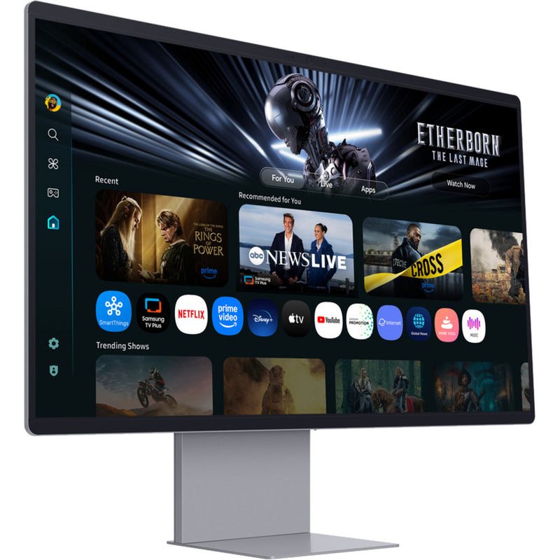 Chargez l'image dans la visionneuse de la galerie, Samsung smart monitor m9 m90sf 32 4k uhd (zilver, hdmi, displayport, 2x usb-a, usb-c, wi-fi 5, bt, 165 hz)