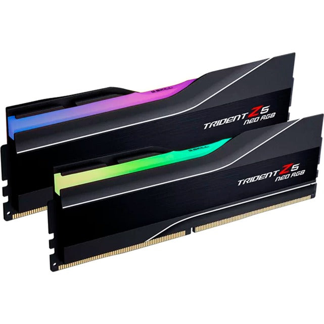 Laden Sie das Bild in Galerie -Viewer, G.skill 32 gb ddr5-6400 (2x 16 gb) kit werkgeheugen (zwart, f5-6400j3239g16gx2-tz5nr, trident z5 neo rgb, expo)