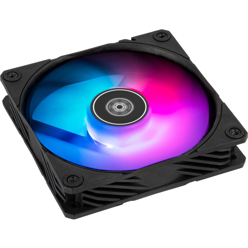 Load image into Gallery viewer, Silverstone shark force 120 argb case fan (zwart, 120 x 120 x 25 mm, pwm)
