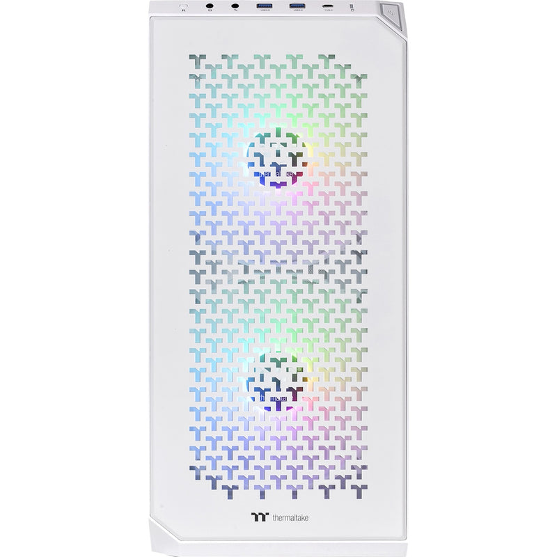 Load image into Gallery viewer, Thermaltake view 300 mx midi tower behuizing (wit | 2x usb-a | 1x usb-c | rgb | window)