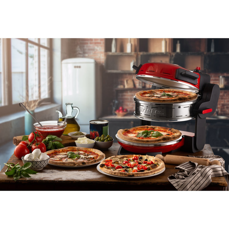 Cargue la imagen en el visor de la galería, Ariete dubbele pizzaoven 0927 00 (rood)