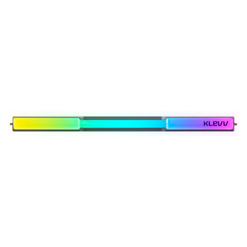Laden Sie das Bild in Galerie -Viewer, Klevv 32 gb ddr5-6200 (2x 16 gb) kit werkgeheugen (wit zwart, kd5agua80-62b320p, cras v rgb rog, xmp 3.0, expo)