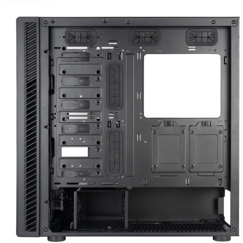 Load image into Gallery viewer, Silverstone seta q1 midi tower behuizing (zwart | 2x usb-a | 1x usb-c)