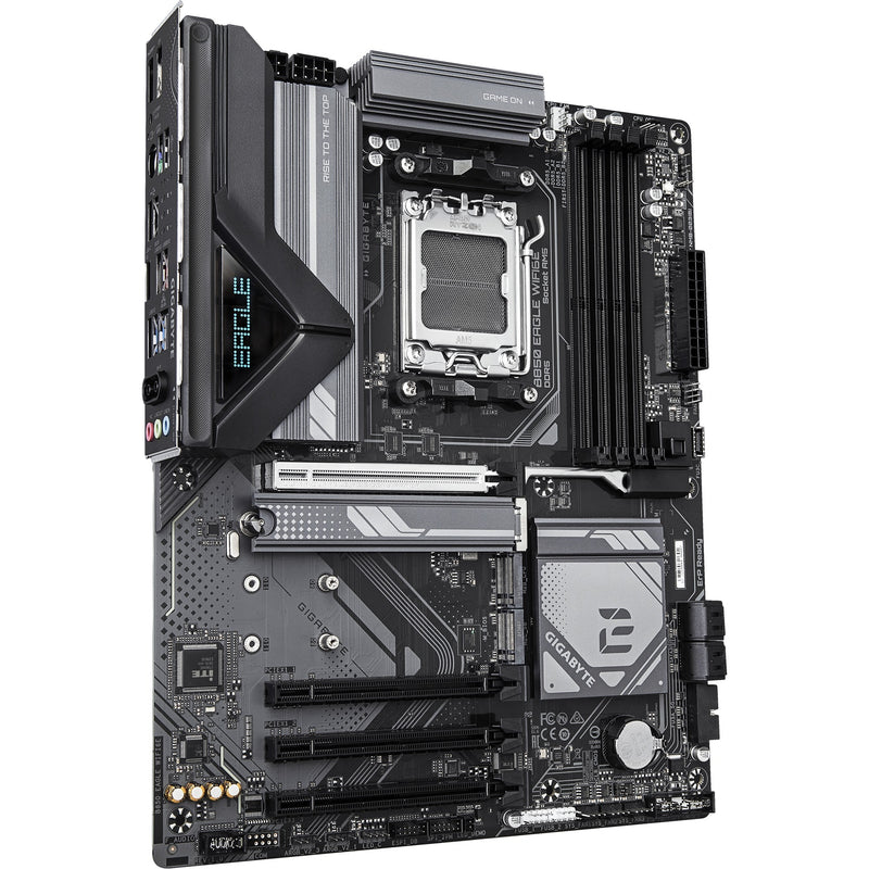 Load image into Gallery viewer, Gigabyte b850 eagle wifi6e socket am5 moederbord (zwart grijs, raid, gb-lan, wi-fi 6e, bt, sound, atx)