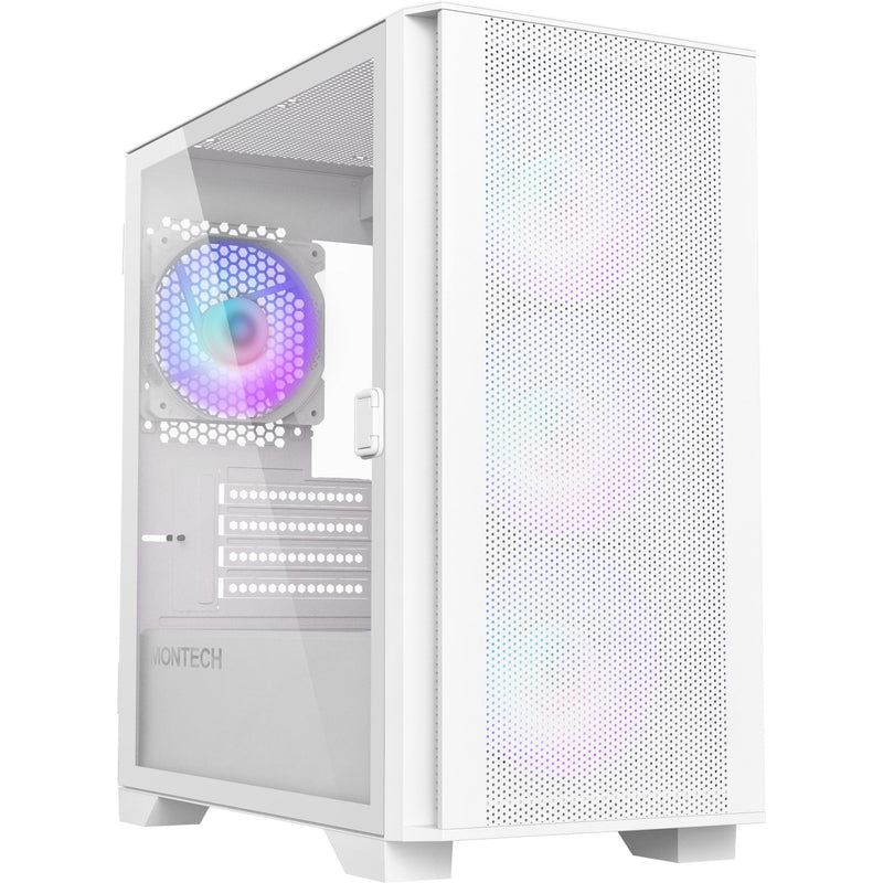 Load image into Gallery viewer, Montech air 100 argb mini tower behuizing (wit | 3x usb-a | tempered glass)