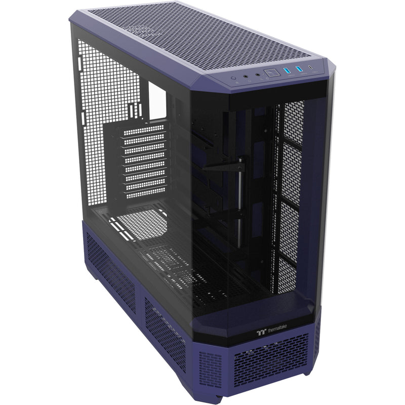 Load image into Gallery viewer, Thermaltake view 600 tg future dusk big tower behuizing (paars zwart | 2x usb-a | 1x usb-c | tempered glass)