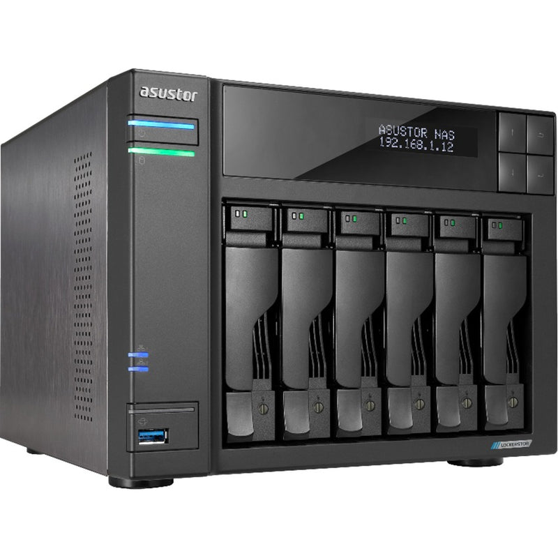 Chargez l'image dans la visionneuse de la galerie, Asustor lockerstor 6 as6706t nas (zwart)