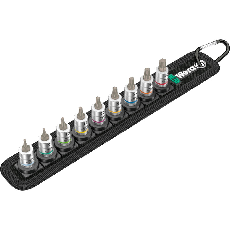 Load image into Gallery viewer, Wera belt 3 torx® hf zyklop bit-doppen-set torx®, met vasthoudfunctie, met 1 4 -aandrijving, 10 -delig - 1 stuk(s) - 05003882001