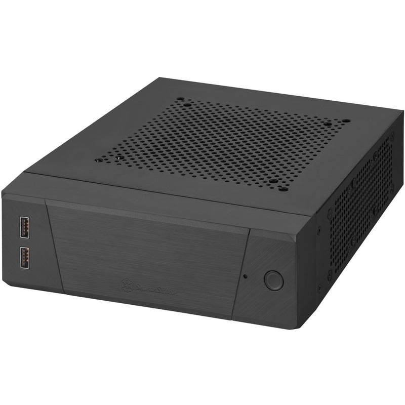 Laden Sie das Bild in Galerie -Viewer, Silverstone sst-ml10b htpc behuizing (zwart | 2x usb-a)