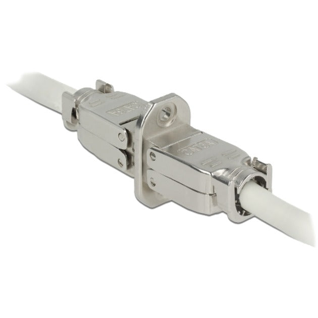 Load image into Gallery viewer, Delock koppeling voor netwerkkabel cat.6a stp (zilver)