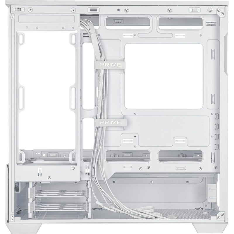 Cargue la imagen en el visor de la galería, Asus prime ap202 midi tower behuizing (wit | 2x usb-a | 1x usb-c | rgb | tempered glass)