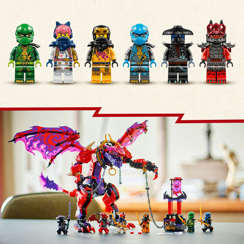 Load image into Gallery viewer, Lego ninjago - bliksemtand draak van chaos constructiespeelgoed (71832)