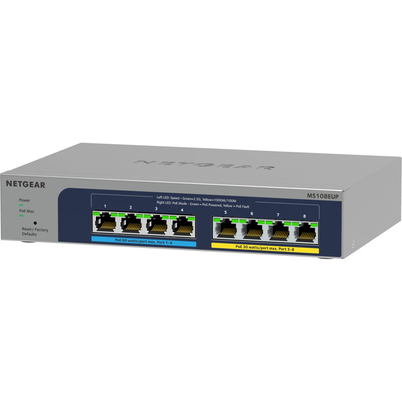 Load image into Gallery viewer, Netgear ms108up switch (grijs)