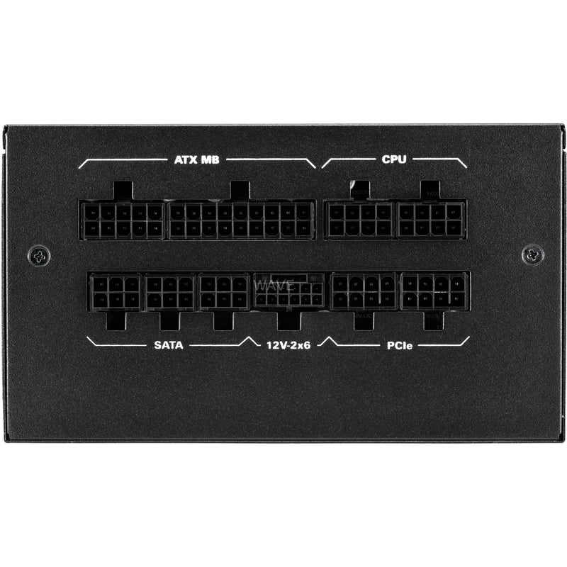 Load image into Gallery viewer, Sharkoon rebel p20 modulaire 1200 watt voeding (zwart, 1x 12vhpwr, 4x pcie)