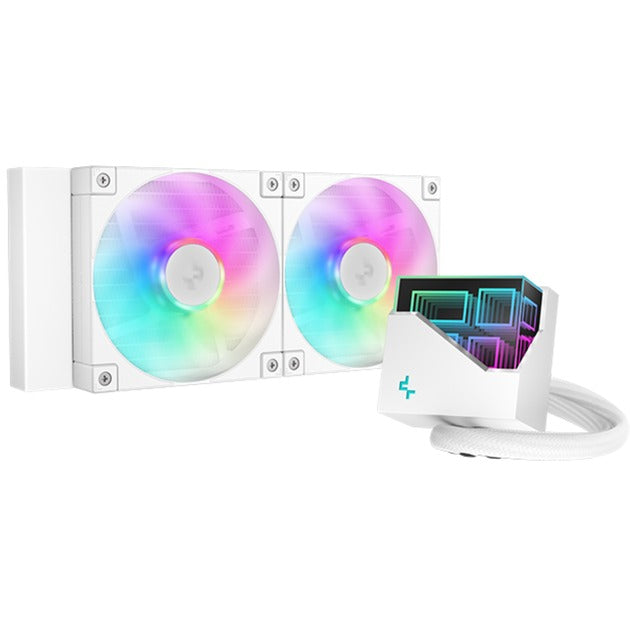 Laden Sie das Bild in Galerie -Viewer, Deepcool lt240 argb waterkoeling (wit, 4-pins pwm fan-connector)