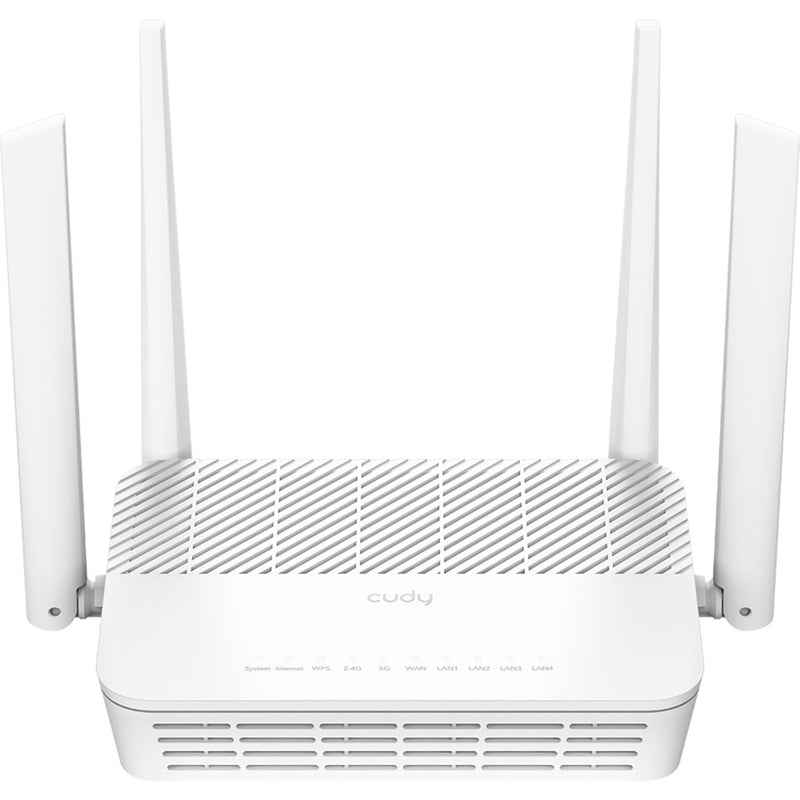 Load image into Gallery viewer, Cudy ax3000 gigabit wi-fi 6 mesh router (wit, mesh)