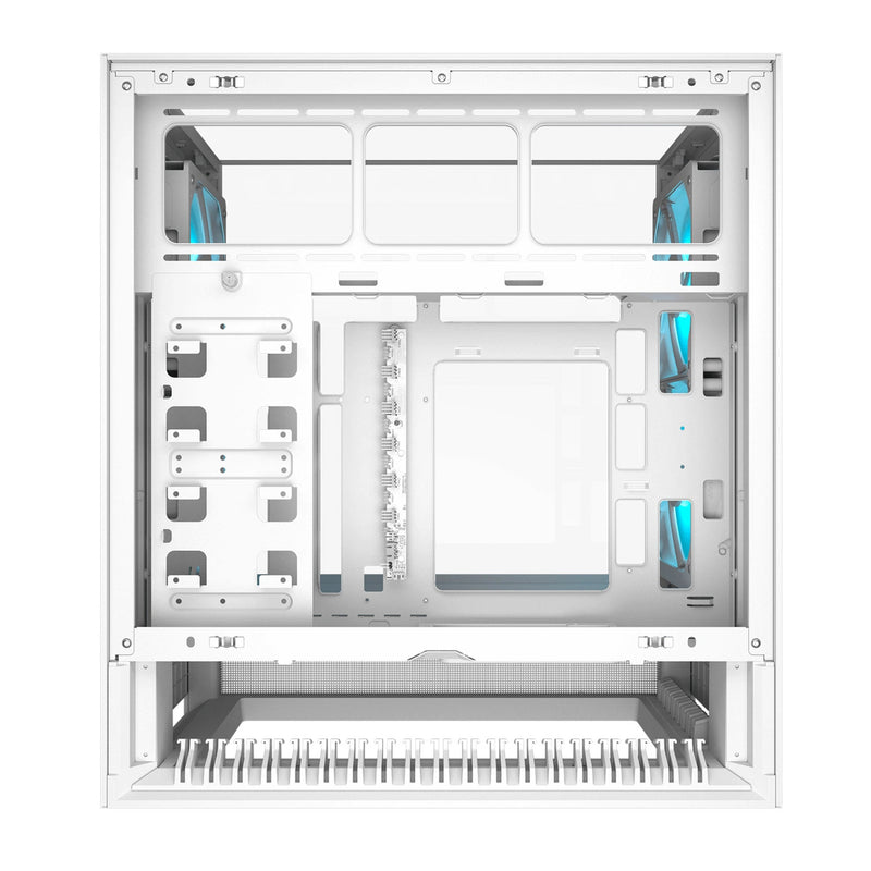 Laden Sie das Bild in Galerie -Viewer, Cougar omnyx midi tower behuizing (wit | 4x usb-a | 2x usb-c | tempered glass)