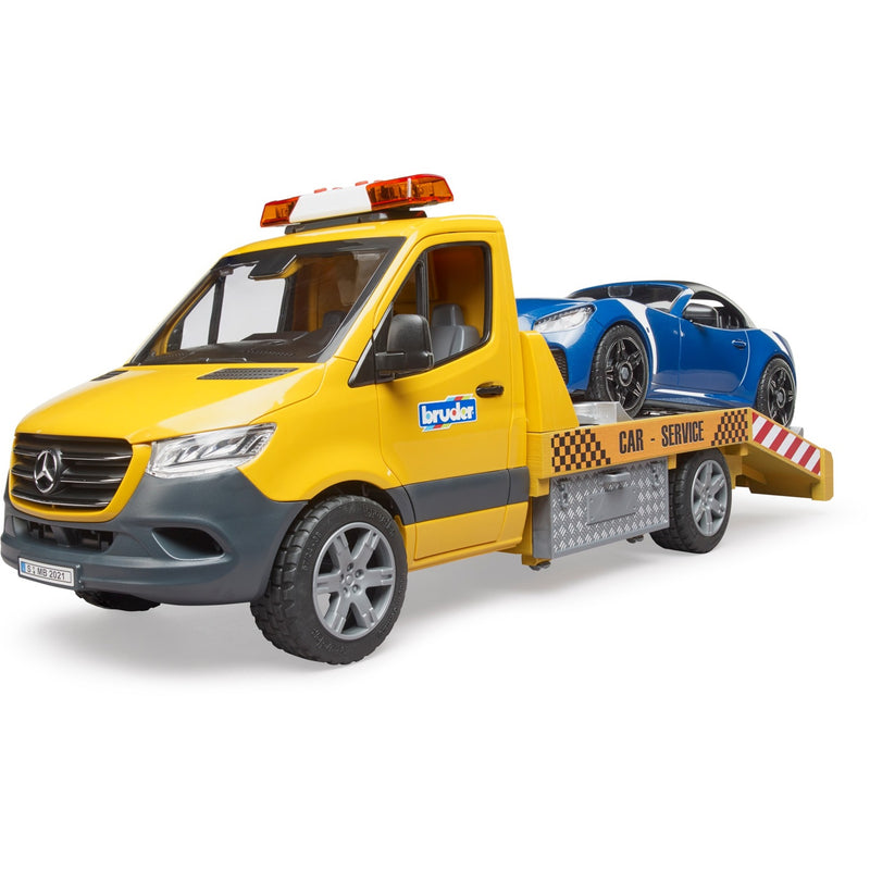 Load image into Gallery viewer, Bruder mercedes benz sprinter auto transport en roadster modelvoertuig (02675)