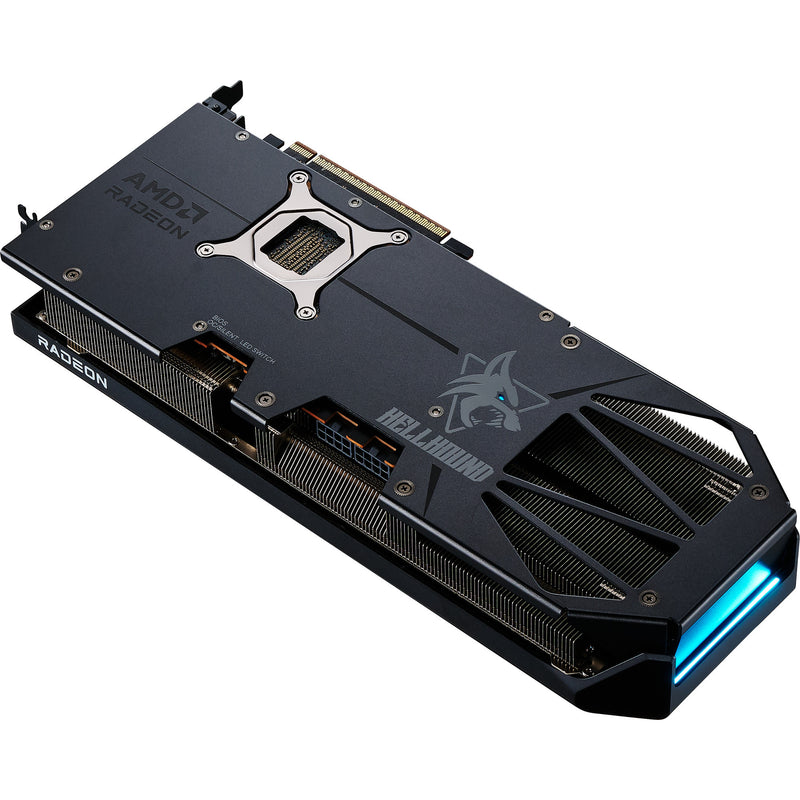 Chargez l'image dans la visionneuse de la galerie, Powercolor radeon rx 9070 gre hellhound 12gb gddr6 grafische kaart (zwart, rdna4, 3x displayport, 1x hdmi 2.1)