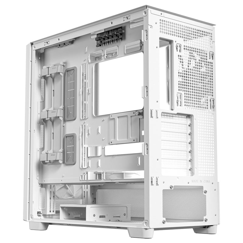 Afbeelding laden in galerijviewer, Antec flux midi tower behuizing (wit | 2x usb-a | 1x usb-c | tempered glass)