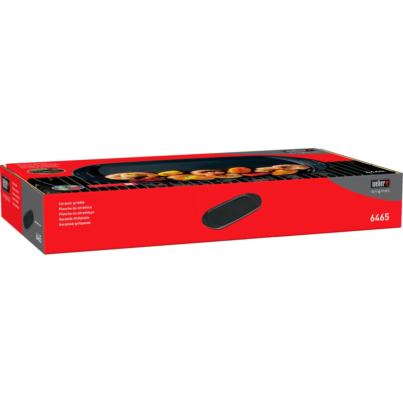 Load image into Gallery viewer, Weber bakplaat grillplaat (zwart, 40 x 22 cm)