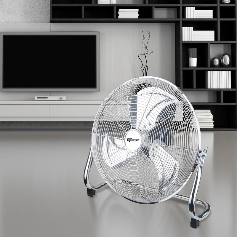 Load image into Gallery viewer, Termozeta bassotto vloerventilator (chroom)