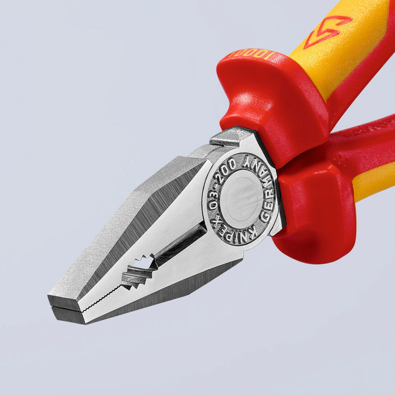 Load image into Gallery viewer, Knipex kombi-tang 03 06 200 vde combinatietang (rood geel, 200mm)