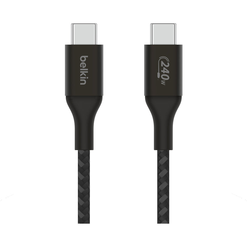 Chargez l'image dans la visionneuse de la galerie, Belkin boostcharge usb-c > usb-c kabel (zwart, 1 meter, 240 w)