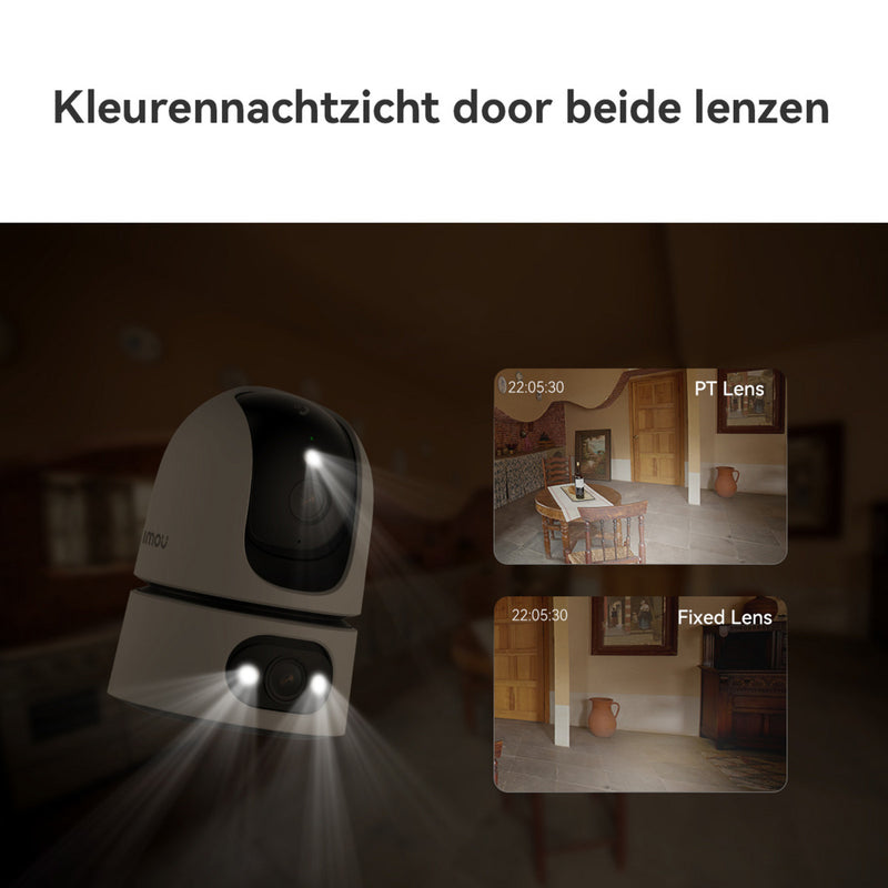 Cargue la imagen en el visor de la galería, Imou ranger dual pro 10mp beveiligingscamera (wit, 2x 5mp, wifi 6)