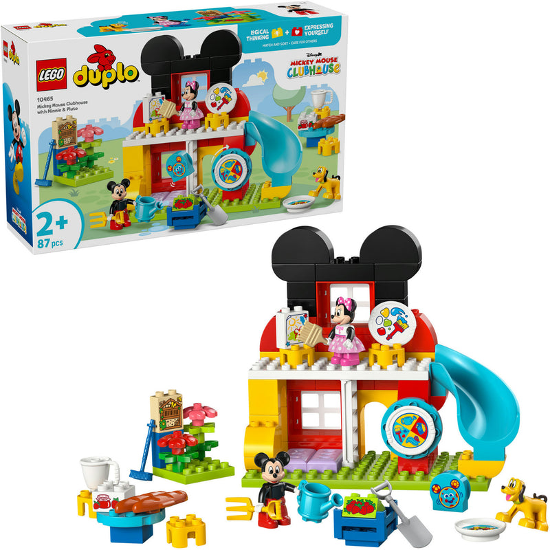 Laden Sie das Bild in Galerie -Viewer, Lego duplo 10465 mickey mouse clubhuis met minnie en pluto