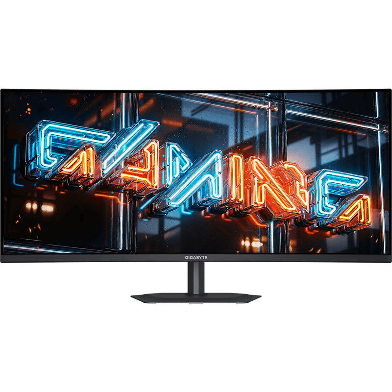 Afbeelding laden in galerijviewer, Gigabyte mo34wqc36 qd-oled 34 curved ultrawide gaming monitor (zwart, 2x hdmi, displayport, usb-a, usb-b, usb-c, 360 hz)