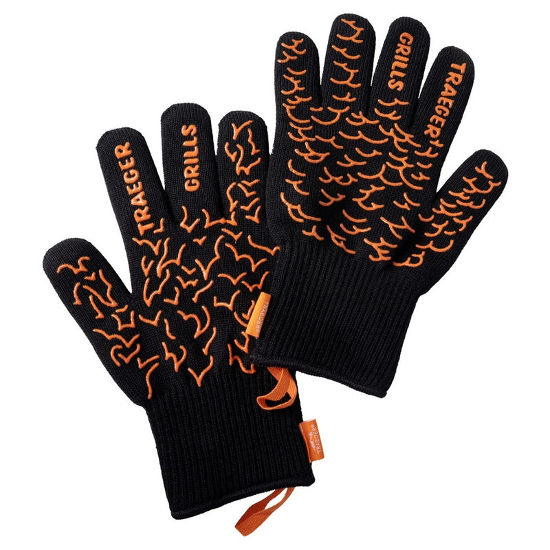 Load image into Gallery viewer, Traeger bbq mitts handschoen (zwart, hittebestendig tot 275 °c)