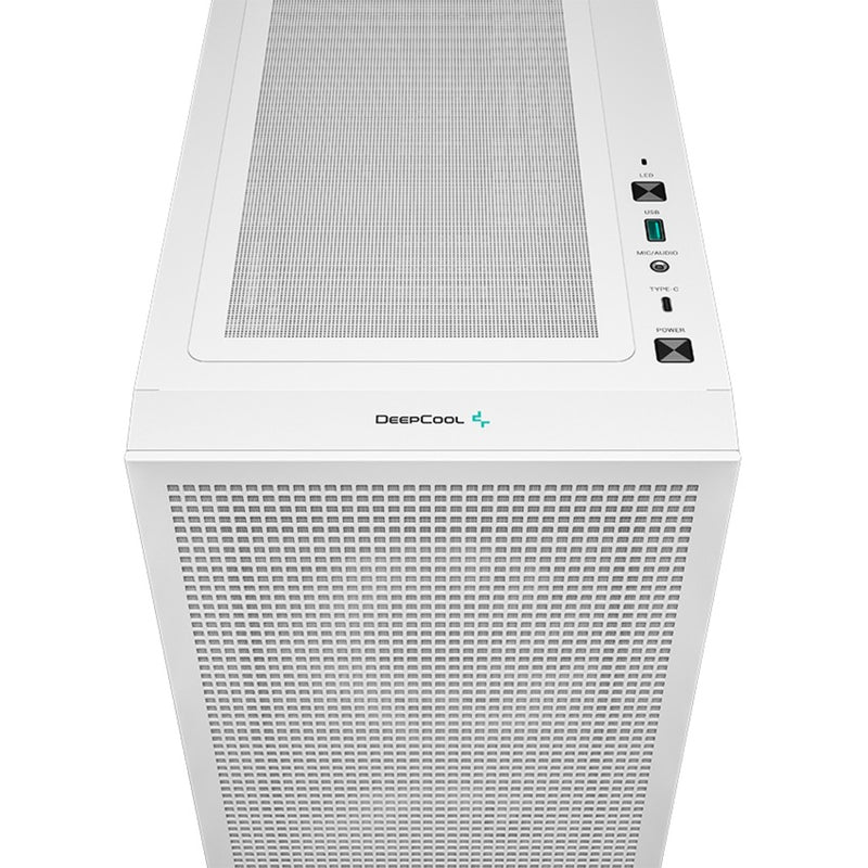 Load image into Gallery viewer, Deepcool ch360 mini tower behuizing (wit | 1x usb-a | 1x usb-c | rgb | window)