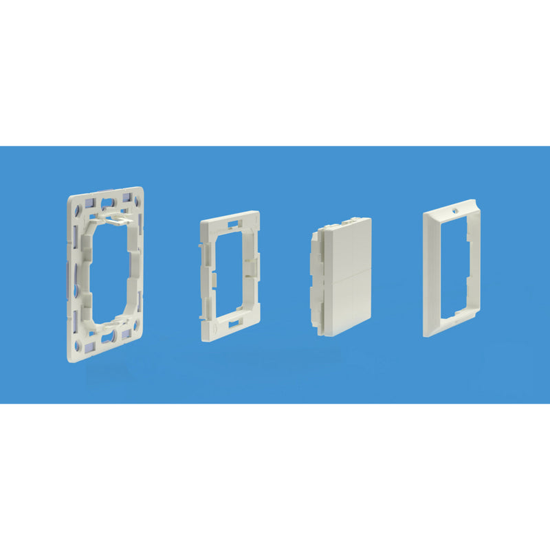 Load image into Gallery viewer, Shelly blu wall switch 4 + gira merten adapter schakelaar (wit, bluetooth 4.2)