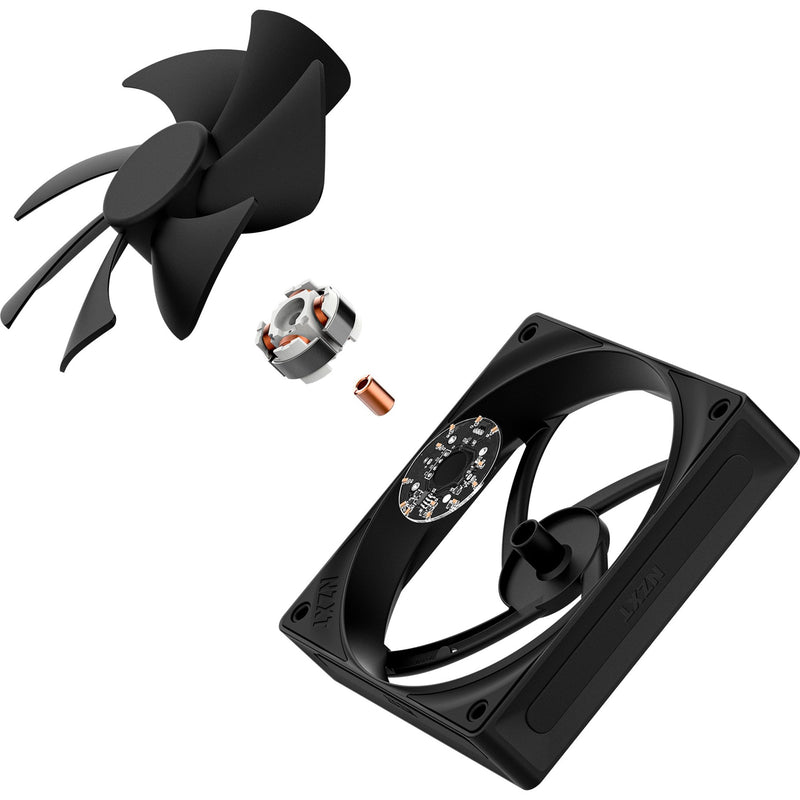 Load image into Gallery viewer, Nzxt f120p case fan (zwart, 120 x 120 x 25 mm, pwm)