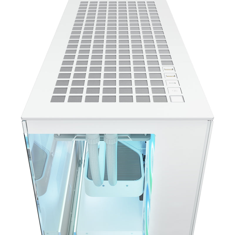 Load image into Gallery viewer, Arctic xtender vg midi tower behuizing (wit | 2x usb-a | 1x usb-c | rgb | tempered glass)