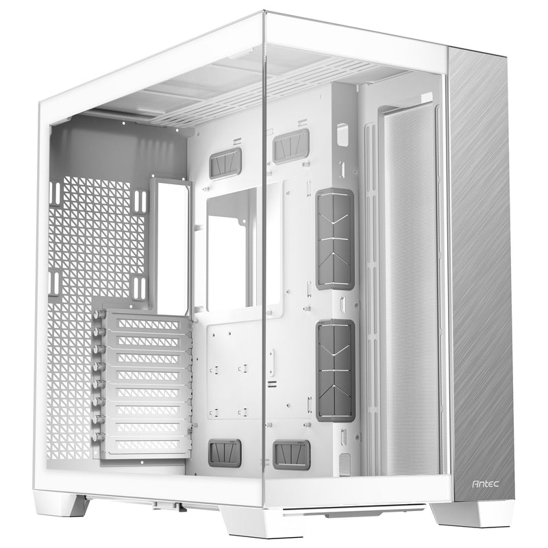 Afbeelding laden in galerijviewer, Antec c8 midi tower behuizing (wit zilver | 2x usb-a | 1x usb-c | tempered glass)