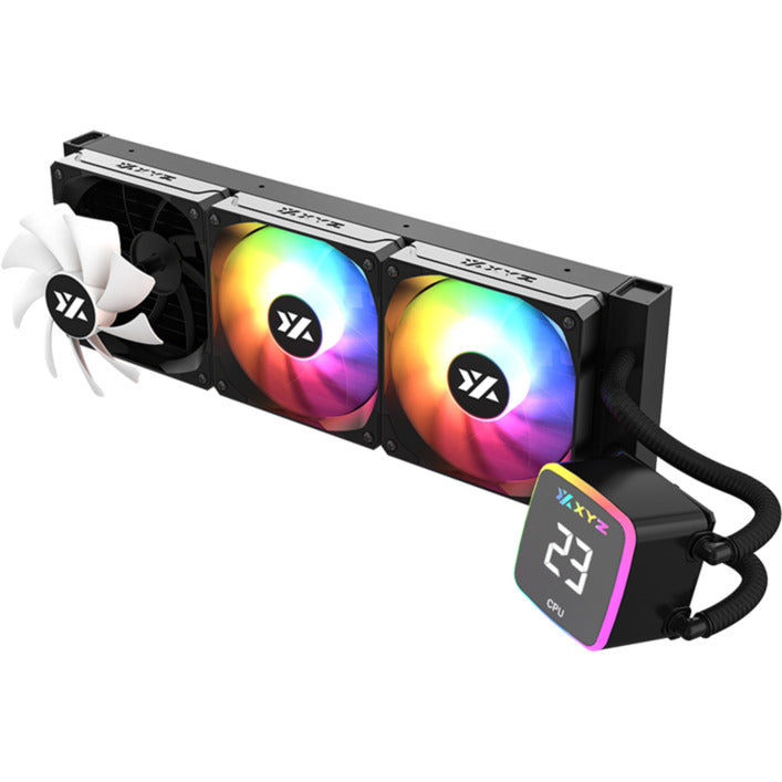 Cargue la imagen en el visor de la galería, Xyz pc gear aquapulse aio 360 waterkoeling (zwart, argb, pwm)