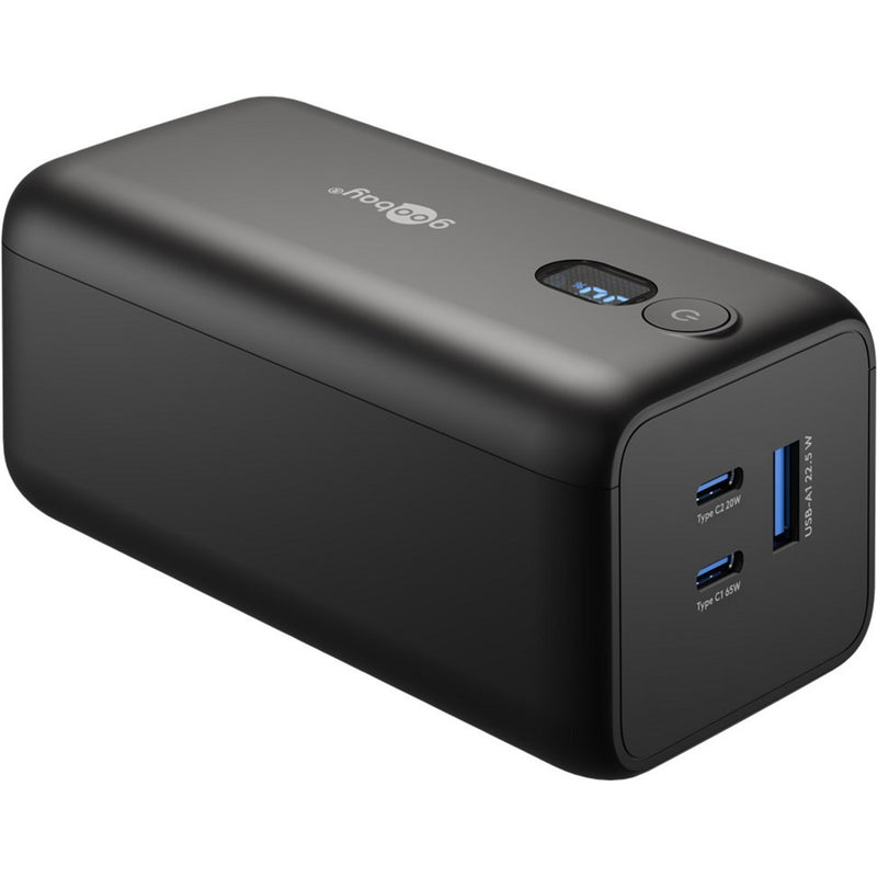 Afbeelding laden in galerijviewer, Goobay laptop powerbank (zwart, 20,000 mah, power delivery)