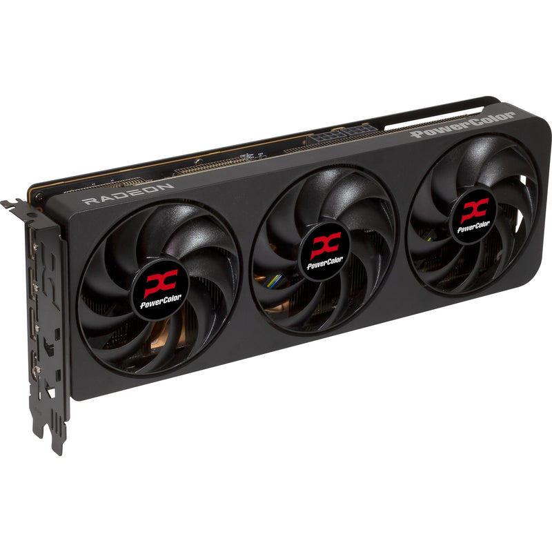 Laden Sie das Bild in Galerie -Viewer, Powercolor radeon rx 9070 xt reaper 16gb gddr6 grafische kaart (zwart, rdna4, gddr6, 3x displayport, 1x hdmi)