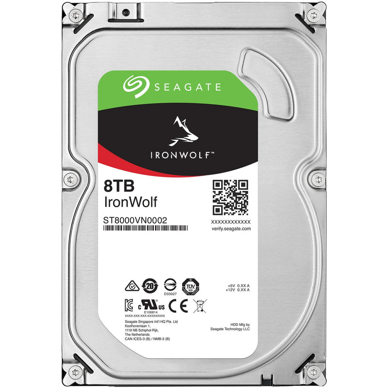 Afbeelding laden in galerijviewer, Seagate ironwolf 8 tb harde schijf (st8000vn004, sata 600, 24 7)