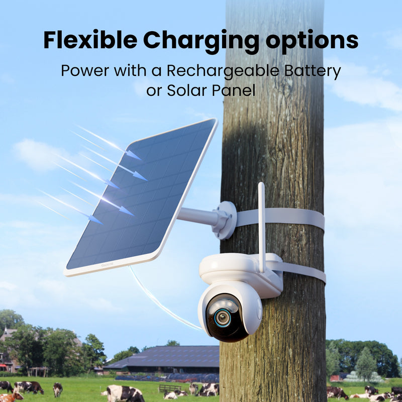 ギャラリービューアに画像をロードする, Reolink g650 + solar panel 3 beveiligingscamera (wit, 2k, 4mp, 4g lte)