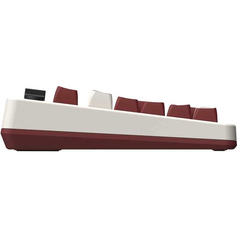 Afbeelding laden in galerijviewer, 8bitdo retro mechanical keyboard fami edition (beige, us lay-out (qwerty), kailh box white, 100%, bluetooth low energy, wireless 2.4g, usb)