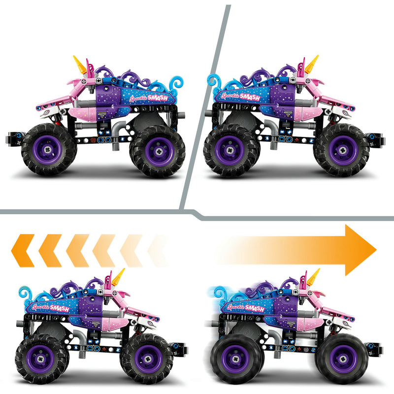 Load image into Gallery viewer, Lego technic 42220 monster jam sparkle smash pull-back