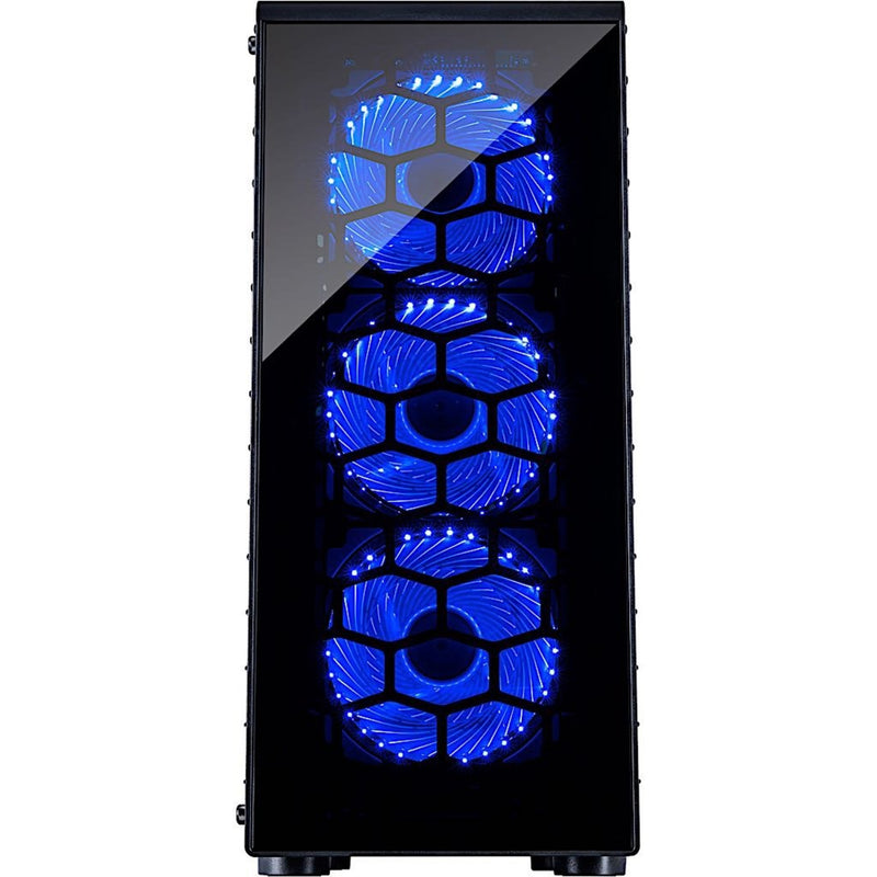 Load image into Gallery viewer, Inter-tech cxc2 midi tower behuizing (zwart | 3x usb-a | window)