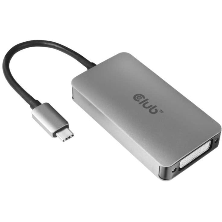 Load image into Gallery viewer, Club 3d usb type c to dvi-i dual link active adapter (grijs, cac-1510)